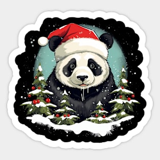 christmas panda Sticker